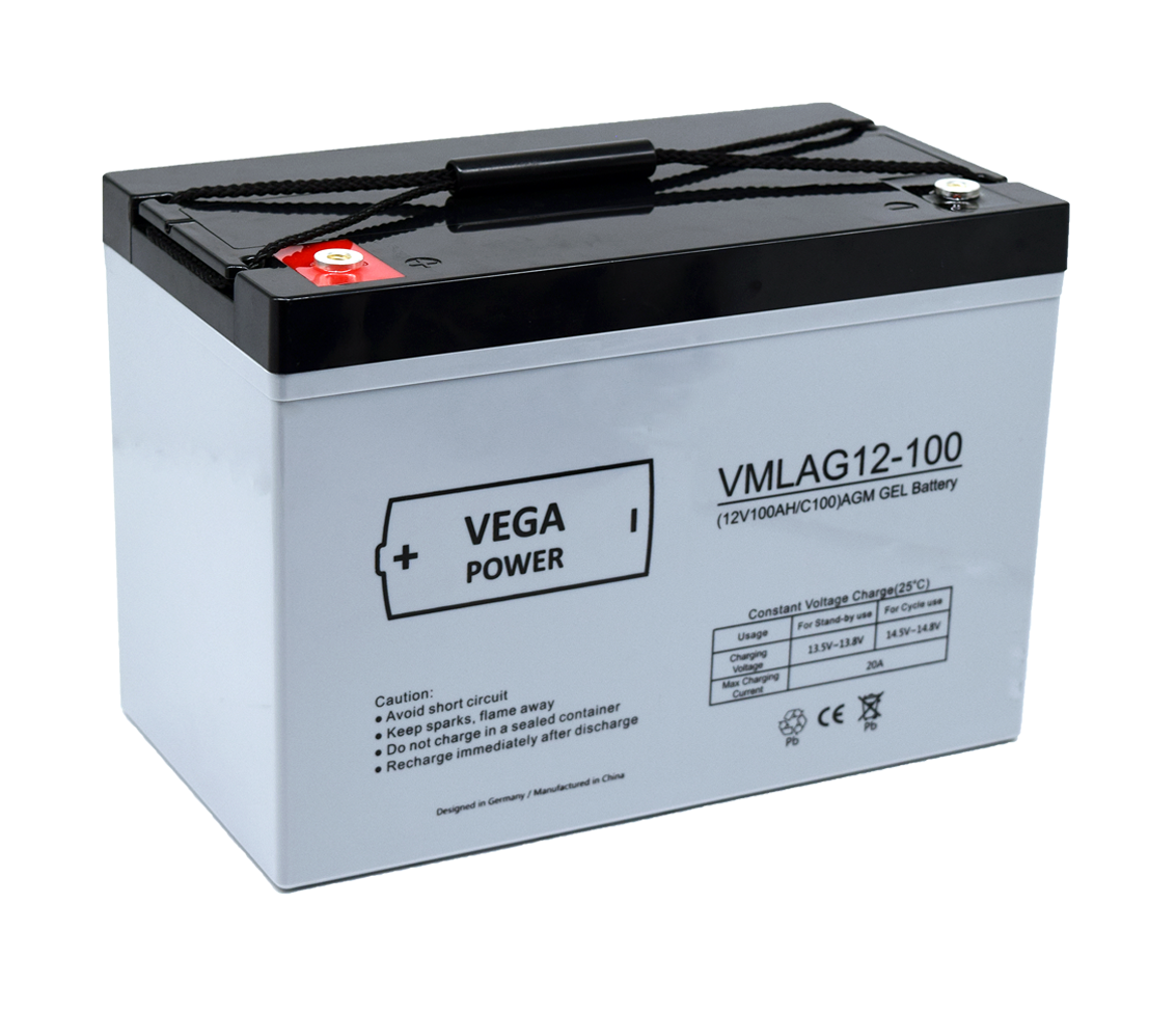 12V 100Ah C100 GEL Batterie Akku Vega Power