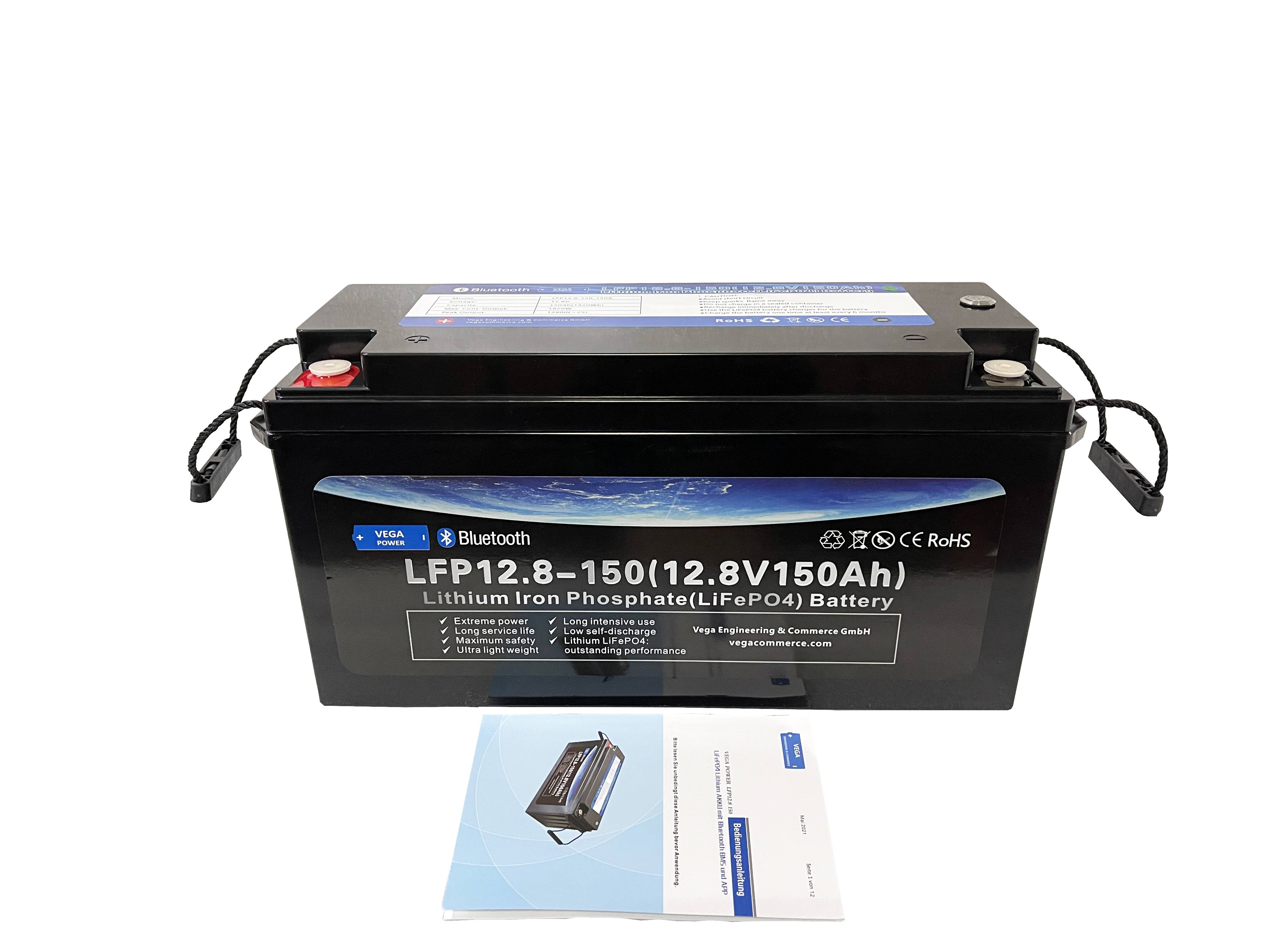 12V-150Ah-LiFePO4-Lithium Eisen Phosphat-Akku-Wohnmobil-Wagen "Starter Pack"