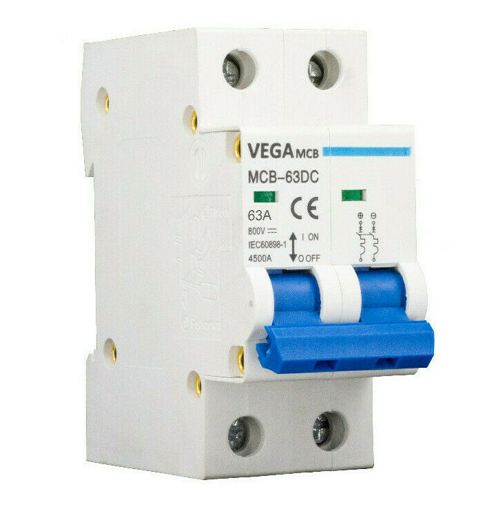 Leitungsschutzschalter  VEGA MCB 63 - 800V 2P 63A
