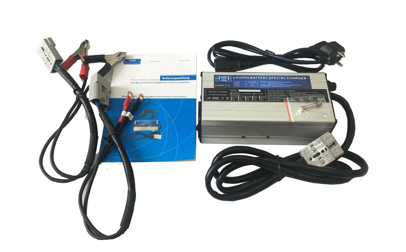 Vega Power Charger  20A 12,8V  Batterieladegerät  Lithium LiFePO4