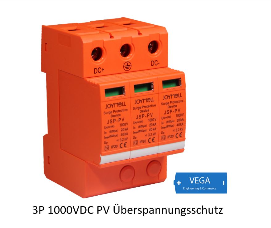 Belion PV Überspannungsschutz im Gehäuse 1000V DC, T2, 2MPP